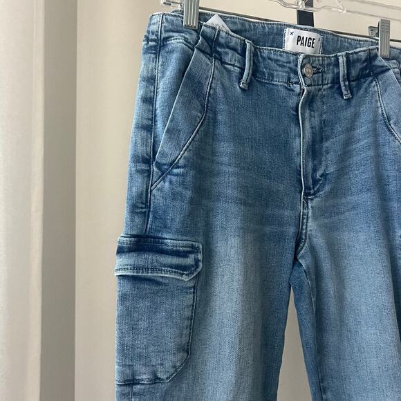 PAIGE Women's Drew Cargo Pockets Jeans size 27 - Picture 3 of 9